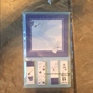 Self-stick notes with page flags